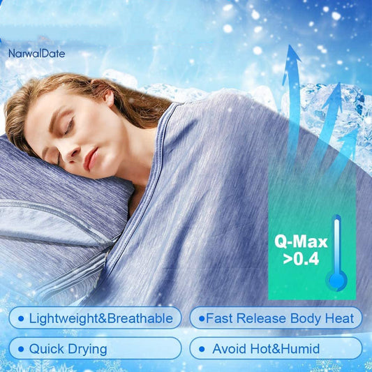 Single Cold Feeling Cool Feeling Napping Blanket Summer Cool Quilt Sofa Air Conditioning Ice Silk